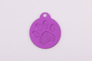Anodized Paw Tags