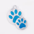 Load image into Gallery viewer, Glitter Enamel Paw ID Tags
