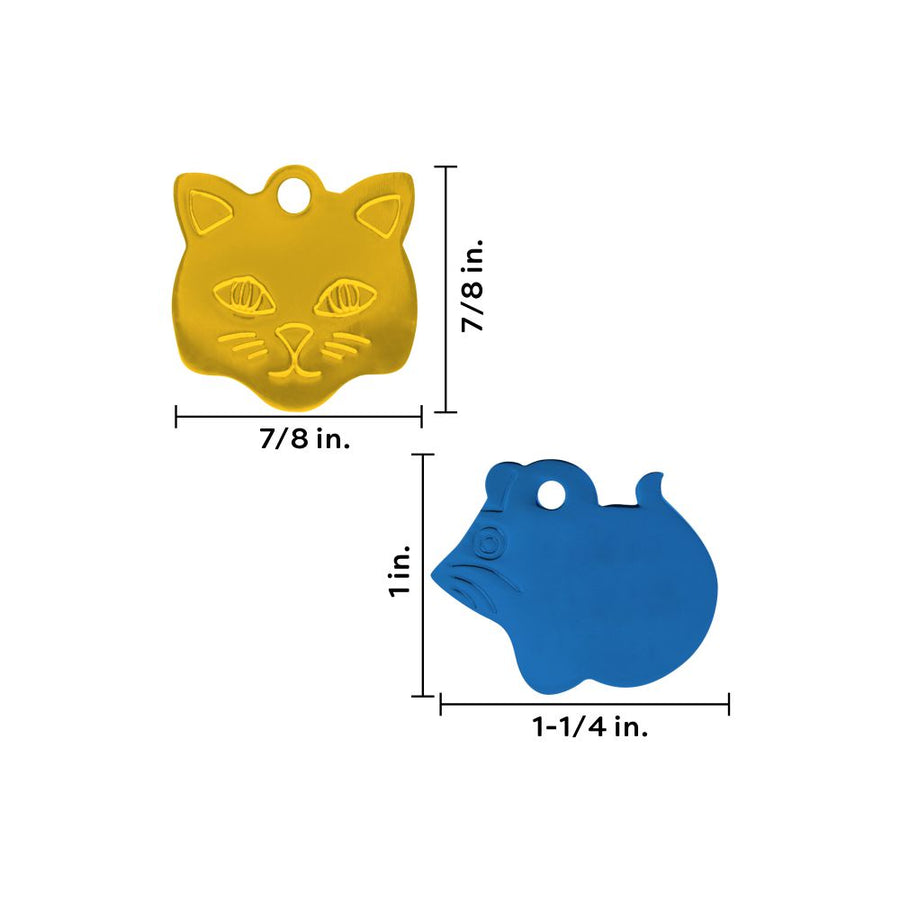 Special Offer - Anodized Kitty & Mouse Tags