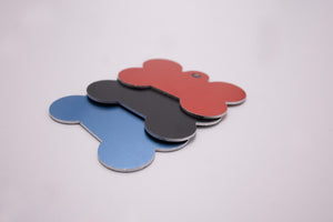 Non Anodized Edge Pet Tags