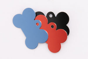 Non Anodized Edge Pet Tags